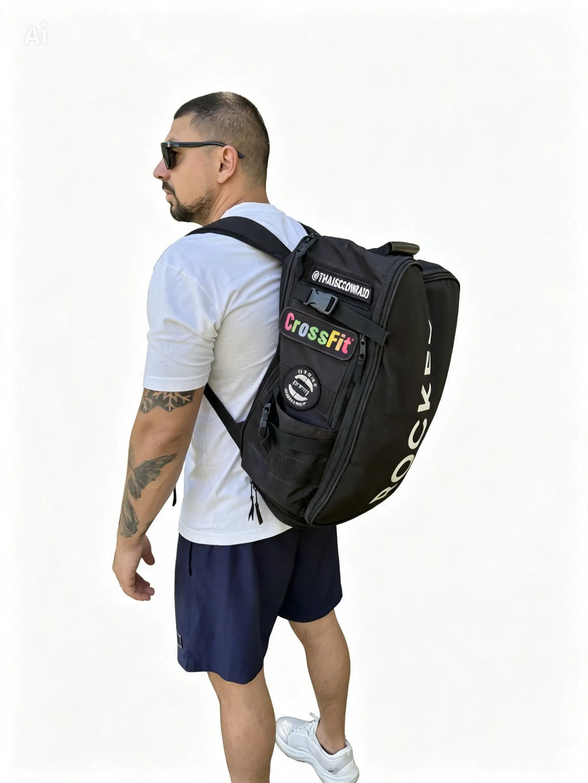 Rocket Backpack Preta 39L - Modelo Astronauta