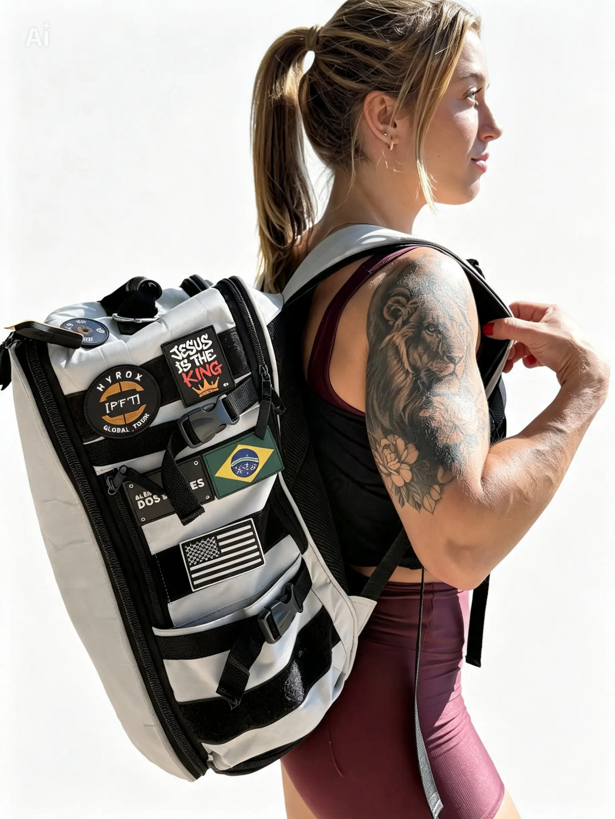 Rocket Backpack Branca 39L - Modelo Astronauta