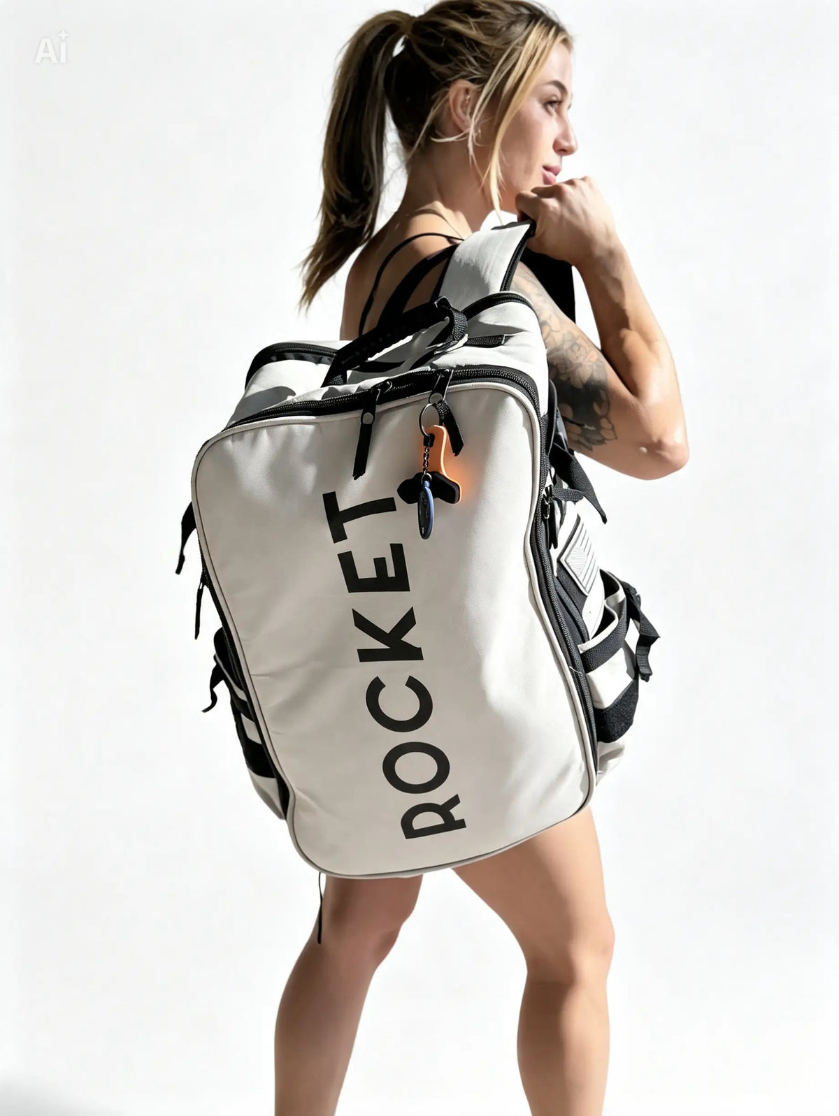 Rocket Backpack Branca 39L - Modelo Astronauta